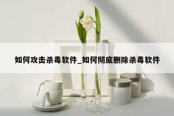 如何攻击杀毒软件_如何彻底删除杀毒软件