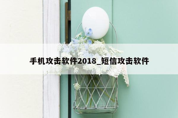 手机攻击软件2018_短信攻击软件