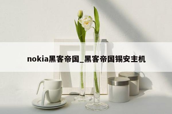 nokia黑客帝国_黑客帝国锡安主机