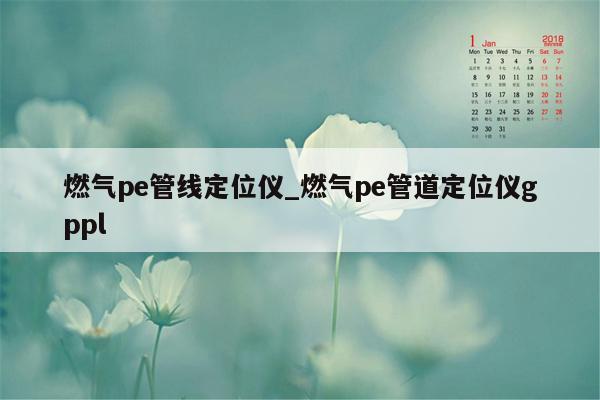 燃气pe管线定位仪_燃气pe管道定位仪gppl